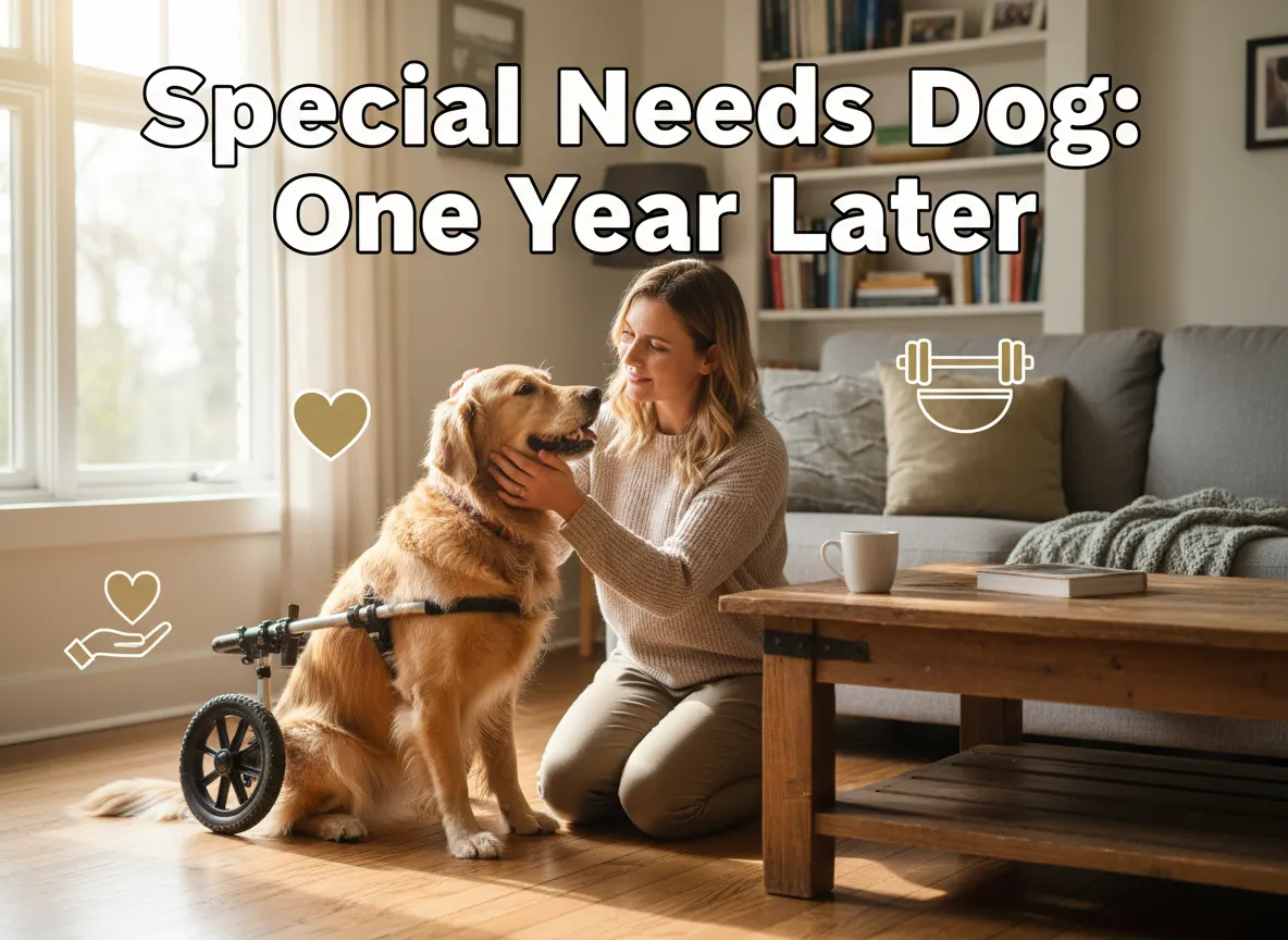 Adopting a Special Needs Dog: One Year Later, No Regrets