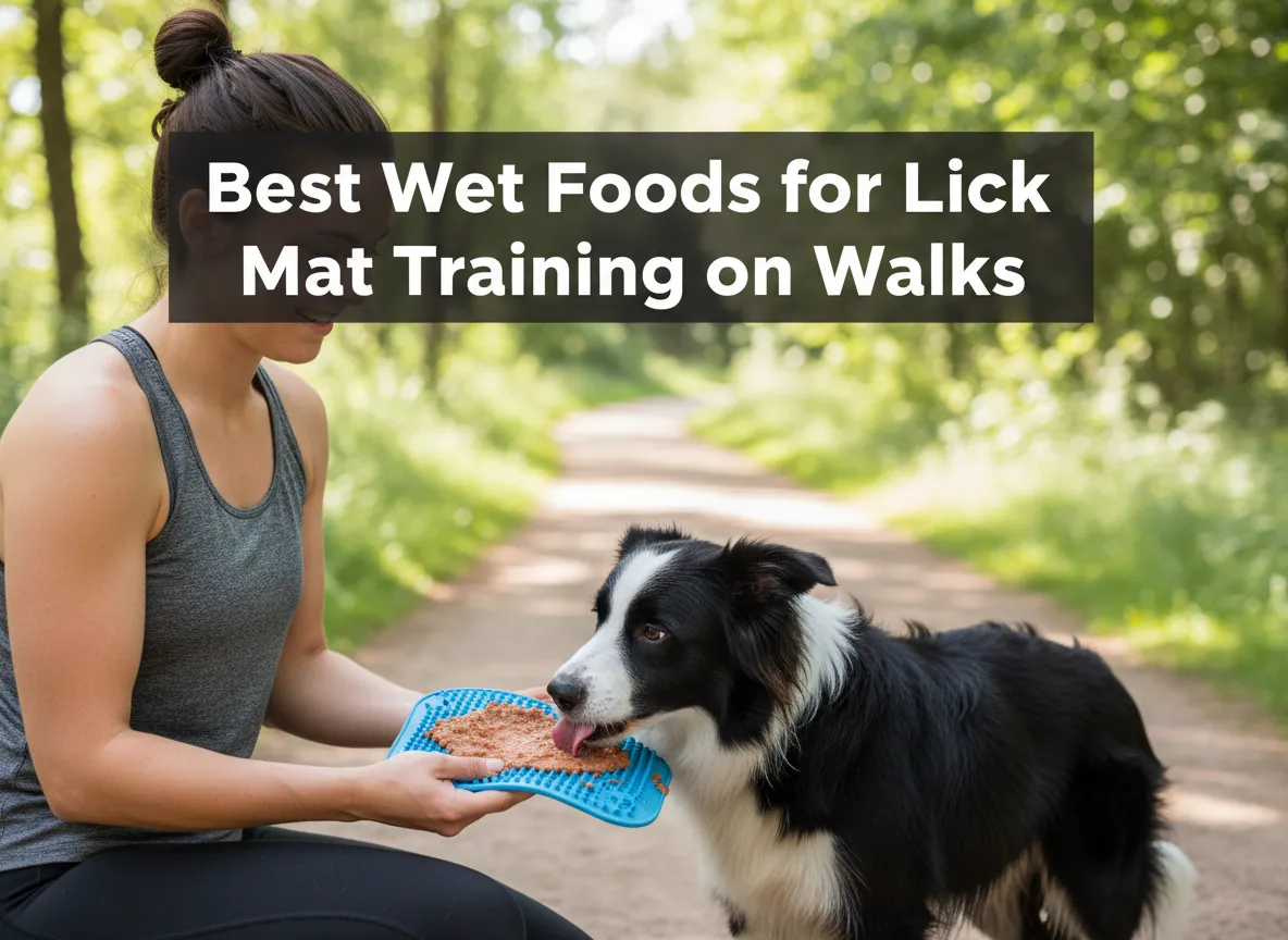 Beste våtfôr til slikkematte-trening på tur