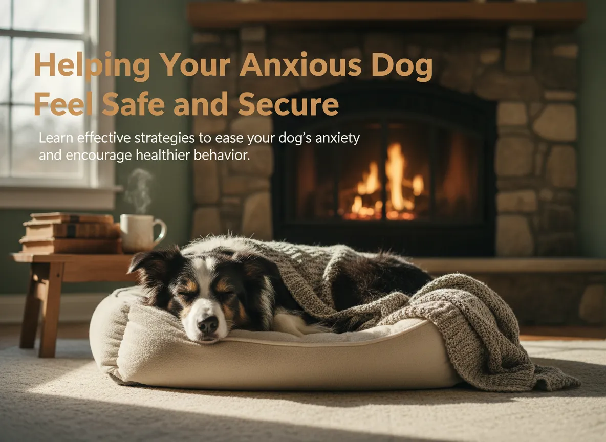 Hjelp din engstelige hund til å føle seg trygg