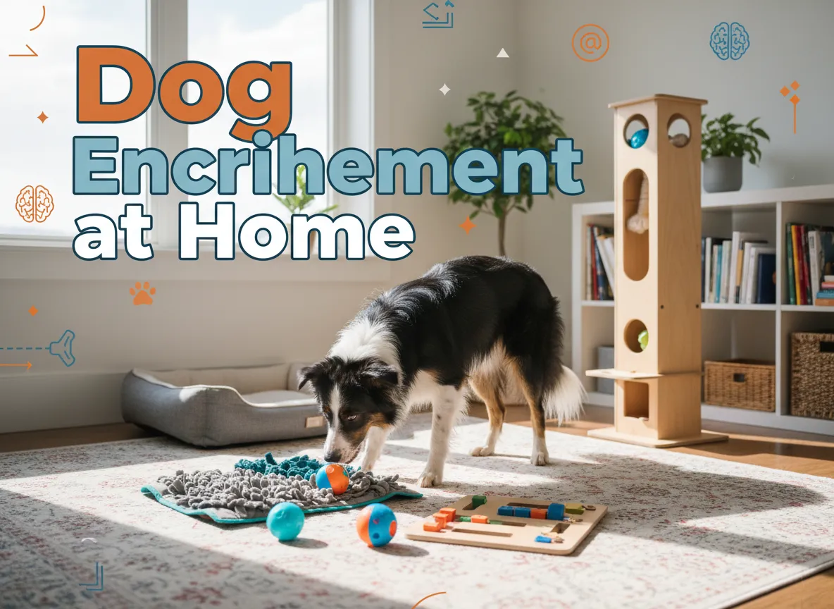 Hvordan holde hunden din engasjert og glad hjemme