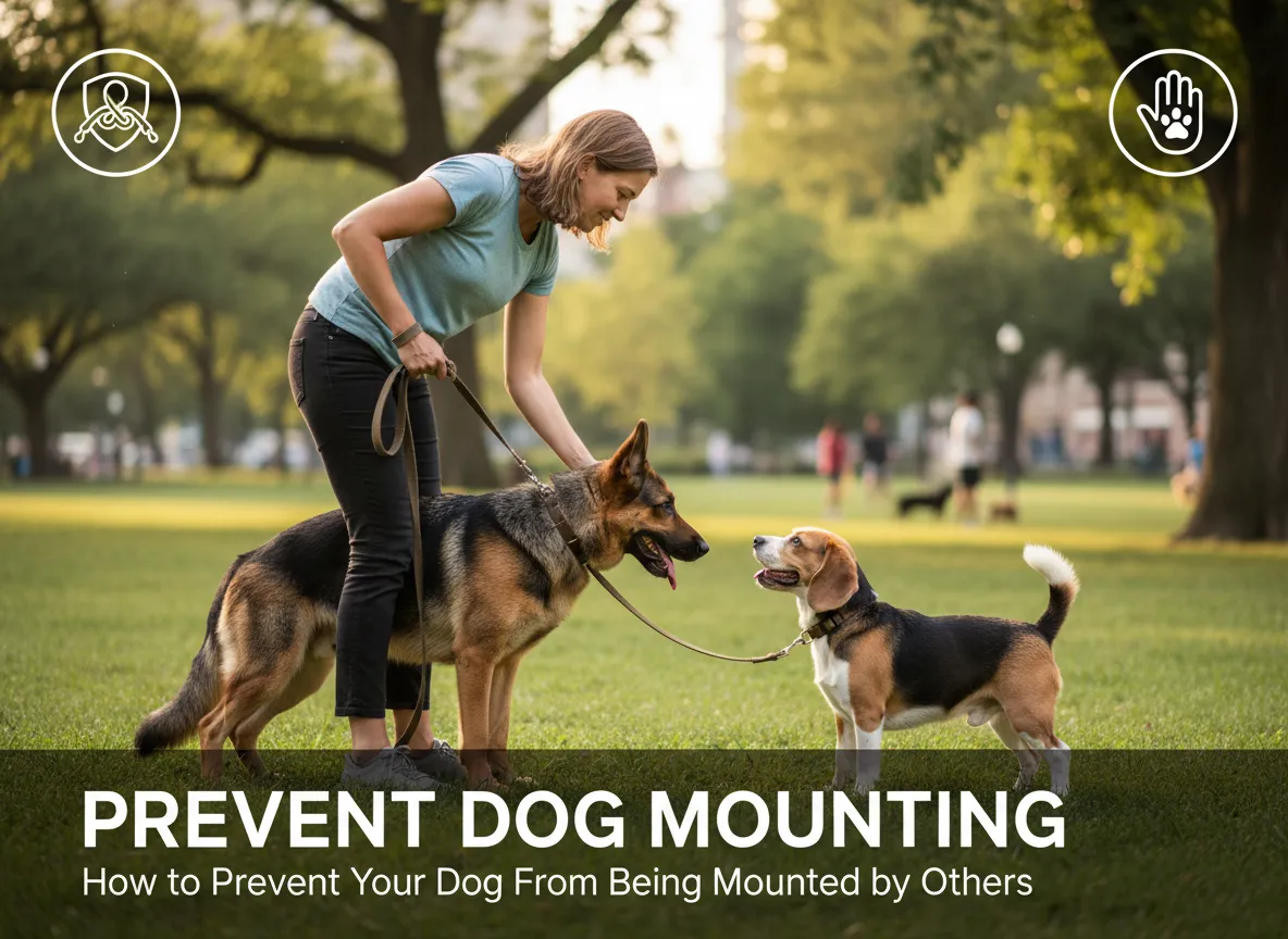 Hvordan forhindre at hunden din blir ridd av andre hunder