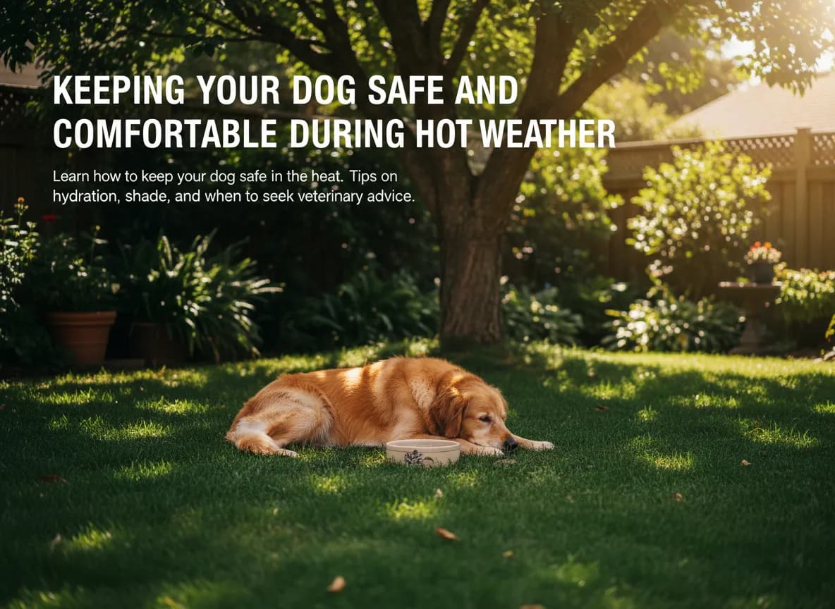 Hold hunden trygg og komfortabel i varmt vær