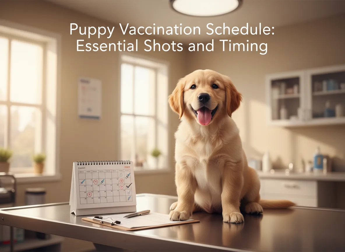 Vaksinasjonsplan for valper: Nødvendige vaksiner og tidsplan