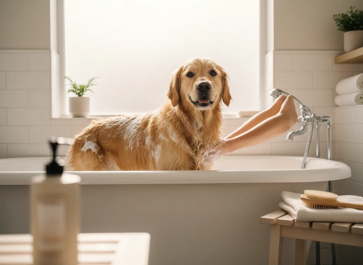 Beste hundesjampoer for å pleie tørr hud