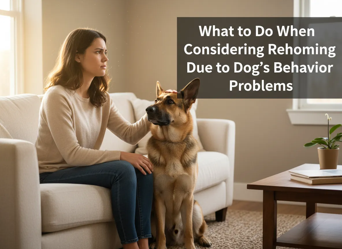 Hva du skal gjøre når du vurderer omplassering på grunn av hundens atferdsproblemer