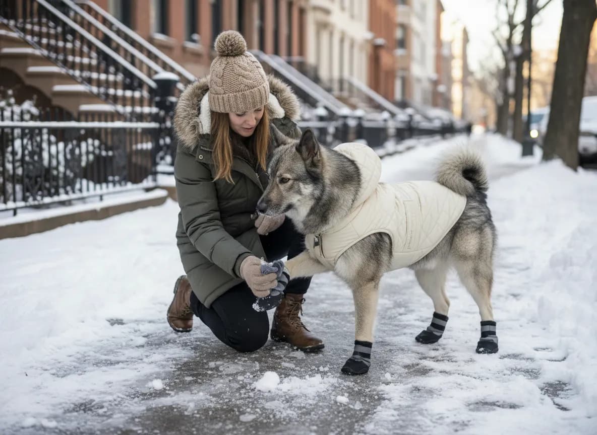 Potesikkerhet i Vinter: Beskytte Hunden Mot Is, Salt og Kulde