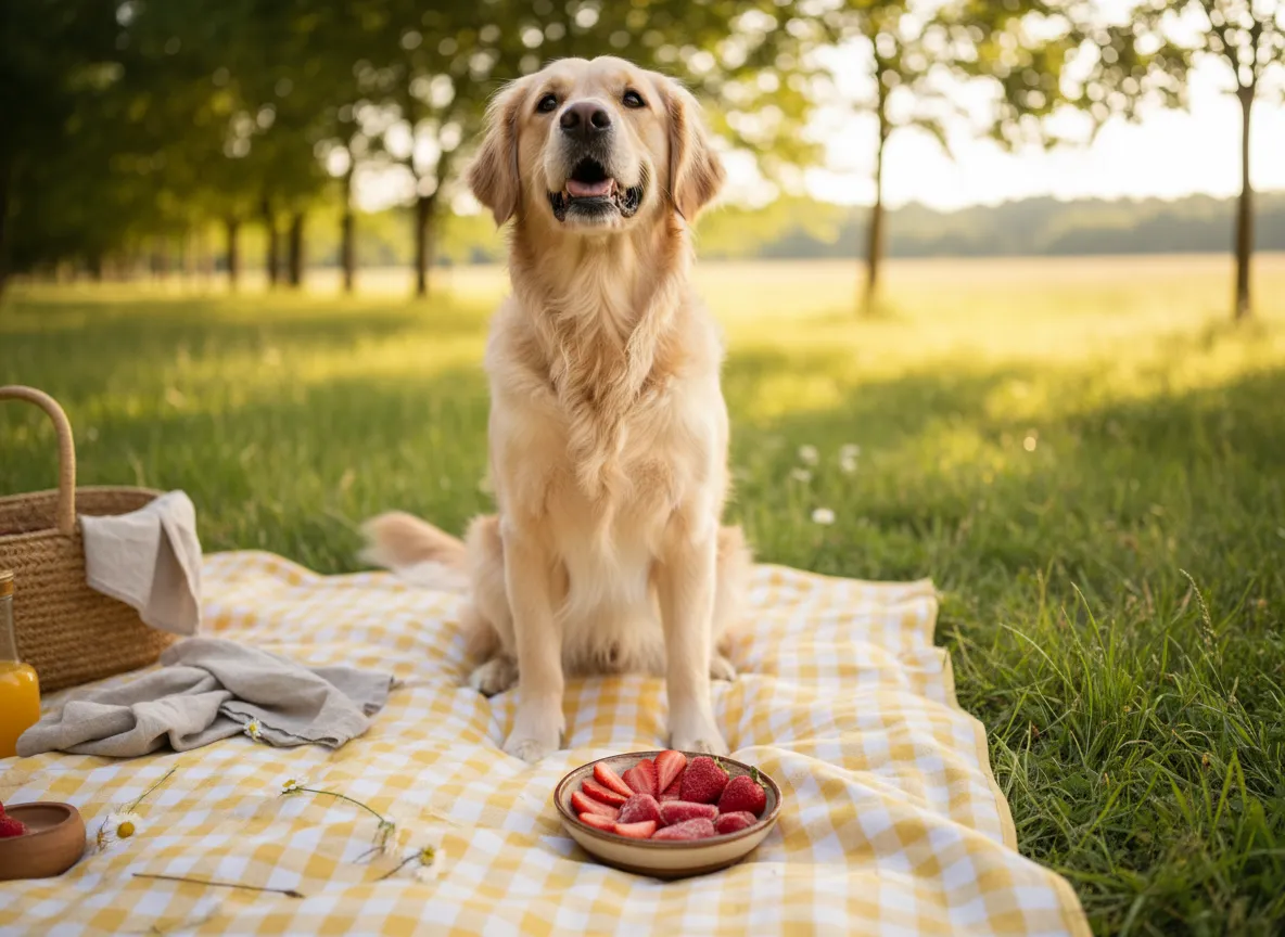 Feir Sommeren med Jordbærgodt til Hunden Din